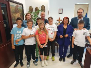 Με μαθητές του 5ου Δημοτικού Σχολείου συναντήθηκε ο Δήμαρχος Φλώρινας