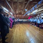 Η Μαρία Αντωνίου στις εκδηλώσεις για τον εορτασμό της Εθνικής Επετείου της 28ης Οκτωβρίου 1940 στην Κορυτσά